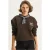 Crewneck sweatshirt met printaccessoire