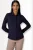 Pure Functional Dames Overhemd marine, Effen
