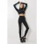 Hoge Taille Slim Fit Leggings met Trekkoord
