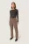 Pants Suiting Regular fit Coffee Quartz brown