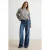 TRENDYOLMİLLA Dames Bruin Geruit Lang, Regular fit Blouses