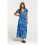 Shiwi Brazil Dress Painted Flower Sports Blue