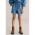 WE Fashion Blue Ridge denim straight short met hartjes medium blue denim