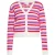 IZIA Vest Dames Wol Wit Veelkleurig