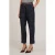 Motivi Trousers With Denim Effect Strap On The Hem Blue