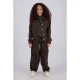 Vingino katoenen jas met studs – donkerbruin
