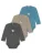 normani Rompertje/body ‘Auckland’  chamois / antraciet / petrol