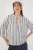 Gestreepte V-hals Blouse