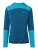 VAUDE Functioneel shirt ‘Tremalzo ‘  neonblauw / donkerblauw