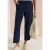 Cecil Dames Wide Legs broek in seersucker kwaliteit in Blauw