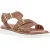 Hush Puppies Cady Leren Dames Tan Sandalen
