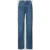 Christian Berg Woman straight fit jeans van viscose met steekzakken