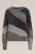 WE Fashion – Dames trui met structuur – Regular fit – Grijs –