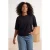Trendyol Curve Dames Donkerblauw Effen Kort Oversized Grote maten T-shirts