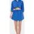 Hoge Taille Touwsluiting Knop Mini Rok