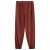Mango barrel regular waist broek donkerrood