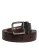 Dolce & Gabbana Bruin Leren Riem met Zilveren Metalen Gesp