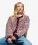Gestreepte Cardigan met Relaxed Pasvorm Red