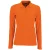 SOLS Dames/dames Perfecte Lange Mouw Pique Polo Shirt (Oranje)