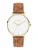 Tamaris Analoog horloge  karamel / goud / wit