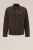 WE Fashion – Heren jack met suèdelook – Regular fit – Donkerbruin –