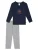 SCHIESSER Nachtkledij ‘ Nightwear’  donkerblauw / lichtgrijs / rood