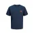 JACK & JONES regular fit T-shirt met logo – donkerblauw