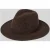 Loevenich Hoed van wolmix met labeldetail model ‘Fedora’