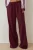 Brede Pijpen Jersey Broek met Elastische Taille