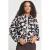 ICHI jacket met print – bruin