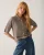 Summum Short Cardigan Soft Melange Knit 7s8019-70088 Vest 742 Taupe