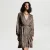 Cross-Heart Effect Dress met dierenprints