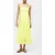 French Connection Broderie Strap Dress M Ss25 Lemon Gelato