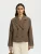 SELECTED Tussenmantel  bruin