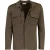 overshirt Thomas Maine bruin wijde fit