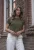 Elvira Casuals Top Artemis E1 26-045 T-shirt Korte Mouw 201 Khaki