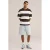 WE Fashion boxy gestreepte T-shirt – bruin