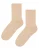 Steven – 1 Paar Dames Wol Jurk Sokken – Thermische Gebreide Sokken voor Winter – Beige