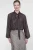 Geisha Blouse With Bow Tie 63601-14 Blouse 775 Brown