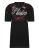 Open Back T-Shirt Dress Tattoo Strass