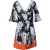 Prada Dahlia wikkeljurk met vlammenprint – jaren ’20