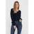 VERO MODA trui VMCREWLEFILE donkerblauw