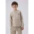 NAME IT KIDS sweater NKMVIMO lichtbruin