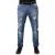 Rechtaf Sloopje Jeans Blauwe Verf