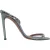 Gucci Kristallen Versierde Slingback Sandalenhakken in Blauwe Suède