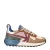 Kaotiko Detroit Multi chunky suède sneakers bruin multi