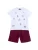 Chicco Set  lichtblauw / lichtbruin / bordeaux / wit