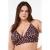 Zizzi voorgevormde triangel bikinitop CAANNE bruin