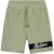 Malelions Men Captain Shorts | Sage Green/Black