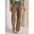 Broek met High Waist en Wide Leg pijpen in een Loose Fit pasvorm